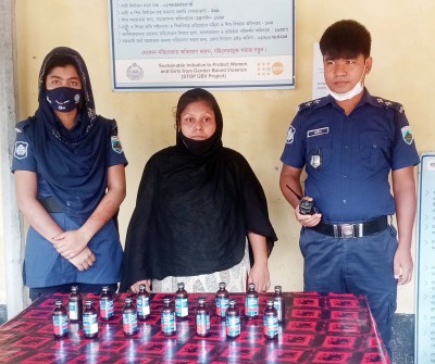 আদমদীঘিতে নারী মাদক ব্যবসায়ী গ্রেফতার